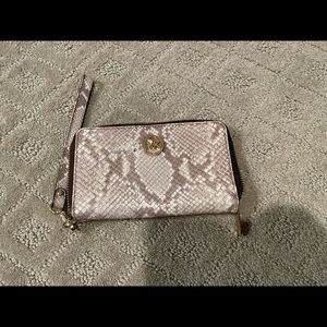 Michael Kors snake skin wallet
